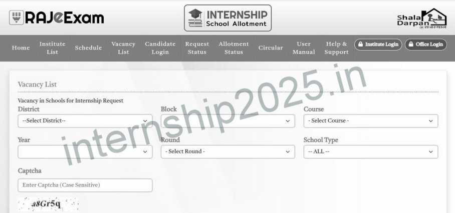 Shala Darpan Internship
