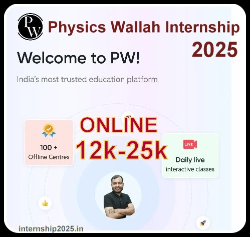 Physics Wallah Internship