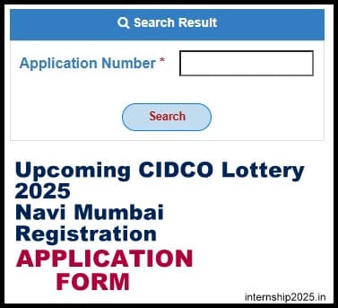 Upcoming CIDCO Lottery