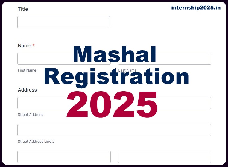 Mashal Registration
